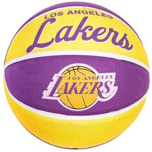 Basketbalový míč Team Retro Los Angeles Lakers Mini WTB3200XBLAL - Wilson 3