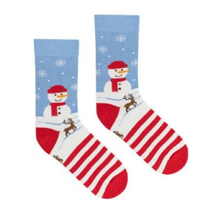 Kabak Ponožky Winter Snowman Multicolour 36-41
