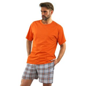 Sesto Senso Krátké pyžamo s kapsami Orange XL