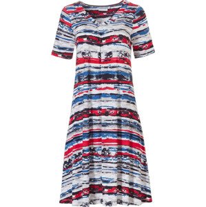 Dámské plážové šaty 16191-140-3 modro-červené-bílé - Pastunette XL