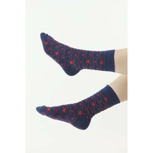 2pack kvalitních ponožek 262 tmavě modré a černé  39/42