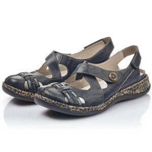 Pohodlné sandály na suchý zip  W 46377-14 - Rieker 38