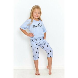 Dívčí pyžamo Taro 2904 kr/r Chloe 122-140 L23 modrá 128