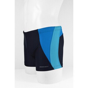 Pánské plavky - boxerky BD 378 GRAN/BLUE/LIME L