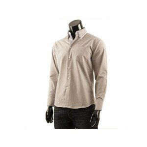 Pánská košile s dlouhým rukávem TS181 - Boston Public  bílá-šedá XL