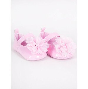 Yoclub Dětské dívčí boty OBO-0204G-0600 Pink 6-12 měsíců