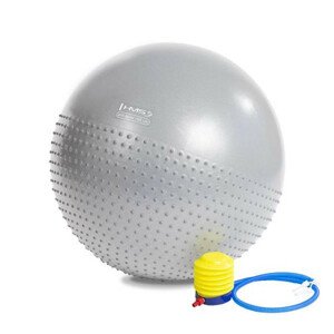Gymnastický míč YB03 65cm světle šedý - HMS NEUPLATŇUJE SE