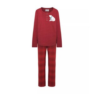 Dámské pyžamo PK CHARACTER 01 BUTTONS X - MANNISH RED - červená 00NX - TRIUMPH MANNISH RED 40
