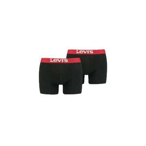 2PACK pánské boxerky Levis černé (905001001 200) XL