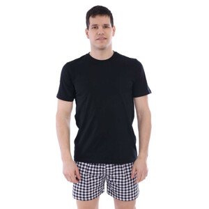 Pánské bavlněné tričko Basic černé  L
