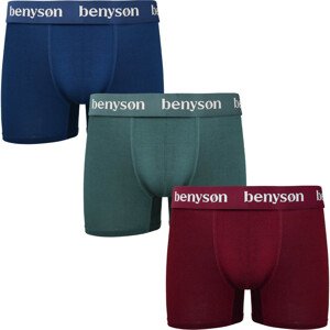 3PACK pánské boxerky Benysøn bambusové vícebarevné (BENY-7011) XL