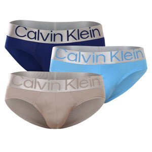 3PACK pánské slipy Calvin Klein vícebarevné (NB3073A-C7T) L