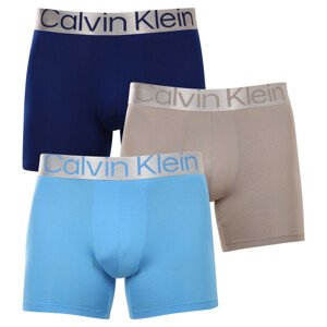 3PACK pánské boxerky Calvin Klein vícebarevné (NB3075A-C7T) XL