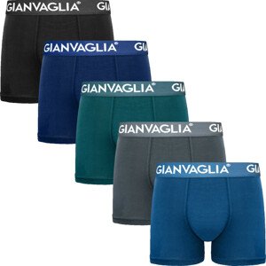 5PACK pánské boxerky Gianvaglia vícebarevné (GVG-5007) M