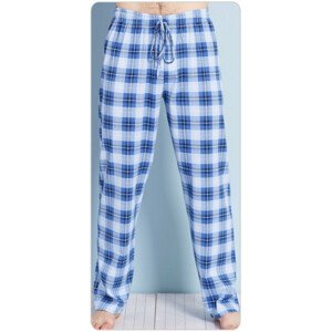 Pánské pyžamové kalhoty dlouhé Adam - Gazzaz modrá 2XL