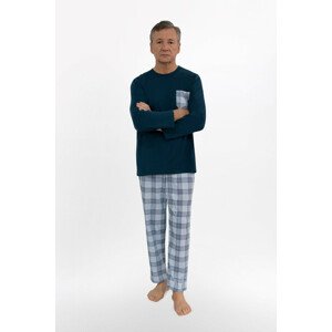 Pánské pyžamo 416 IGNACY tmavě modrá 3xl