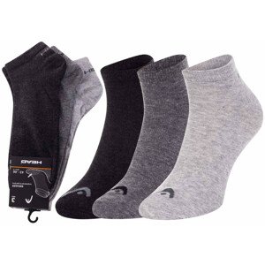Head 3Pack Ponožky 761010001 005 Grey/Graphite