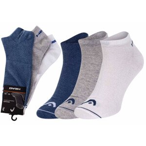 Head 3Pack Ponožky 761010001 007 Blue Jeans/Grey/White
