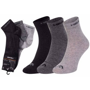 Head 3Pack ponožky 761011001 005 Grey/Graphite