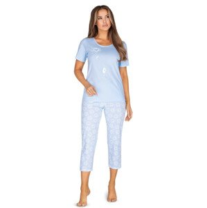 Dámské pyžamo Regina 625 modré - Regina modrá XL