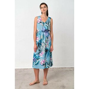 Vamp - Letní dámské šaty – Bahia BLUE MAUI L 18528 - Vamp