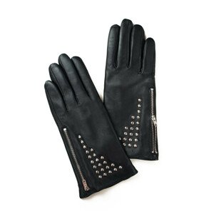 Dámské kožené rukavice rk21383 - Art of Polo černá 8