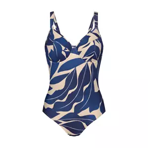 Dámské jednodílné plavky Summer Allure OW - Triumph světlá kombinace modré (M007) 048G