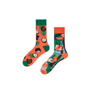 Unisex ponožky Spox Sox Veverky Vícebarevné 40-43