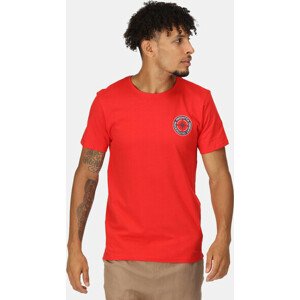Pánské tričko Regatta RMT263-E6S červené 3XL