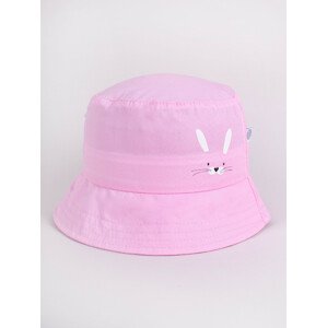 Yoclub Dívčí letní klobouk CKA-0265G-A110 Pink 42-46