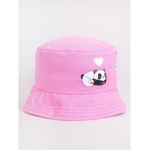 Yoclub Dívčí letní klobouk CKA-0267G-A110 Pink 46-50