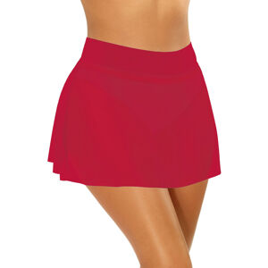 Dámská plážová sukně Skirt 4 D98B - 38 červená - Self 38