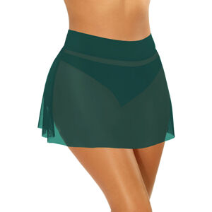Dámská plážová sukně Skirt 4 D98B - 7 tm. zelená - Self 40