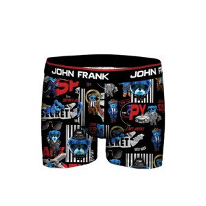 Pánské boxerky John Frank JFBD354 L černá