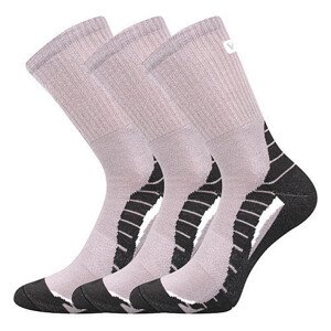 3PACK ponožky VoXX světlé šedé (Trim) L