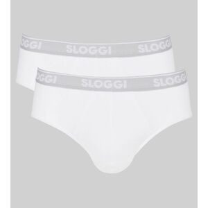 Pánské slipy Sloggi men GO ABC Midi 2P bílé WHITE XL