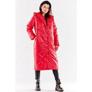 Kabát Awama A542 Červený L/XL