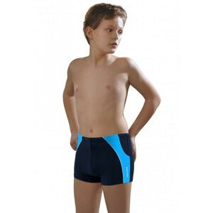 Dětské plavky - boxerky Sesto Senso 636 Young tmavě modrá 134-140