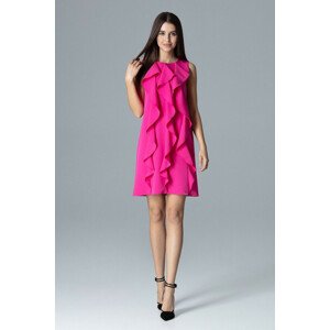 Společenské šaty M622 tmavě růžové - Figl 38