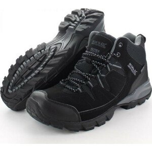 Pánská obuv Regatta RMF459 HOLCOMBE MID Black/Granit Černá 41