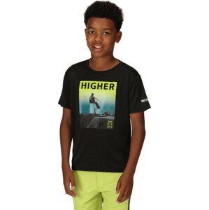 Dětské tričko Regatta RKT143-800 černé 5-6yr