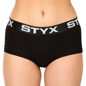 Dámské kalhotky Styx s nohavičkou černé (IN960) M