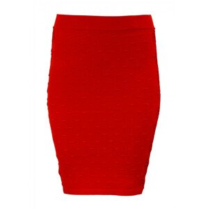 Pletená sukně in-su1004 červená - Koucla červená S/M