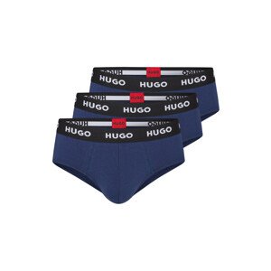 3PACK pánské slipy Hugo Boss tmavě modré (50469763 410) XL