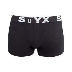 Dětské boxerky Styx sportovní guma černé (GJ960) 4-5 let