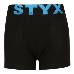 Dětské boxerky Styx sportovní guma černé (GJ961) 12-14 let