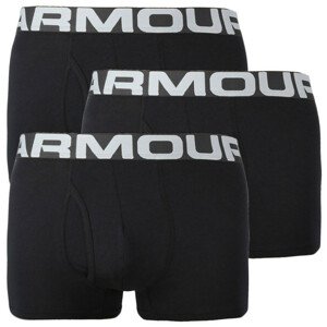 3PACK pánské boxerky Under Armour černé (1363616 001) L