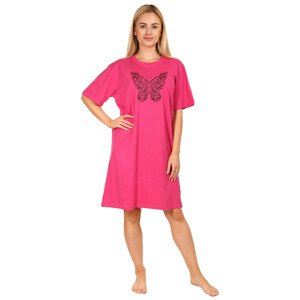 Dámská noční košile Molvy růžová (AK-3486) XL
