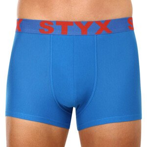 Pánské boxerky Styx sportovní guma modré (G1167) L
