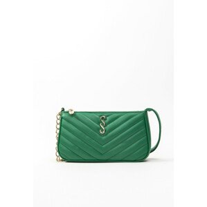 Monnari Bags Prošívaná malá dámská kabelka Zelená OS